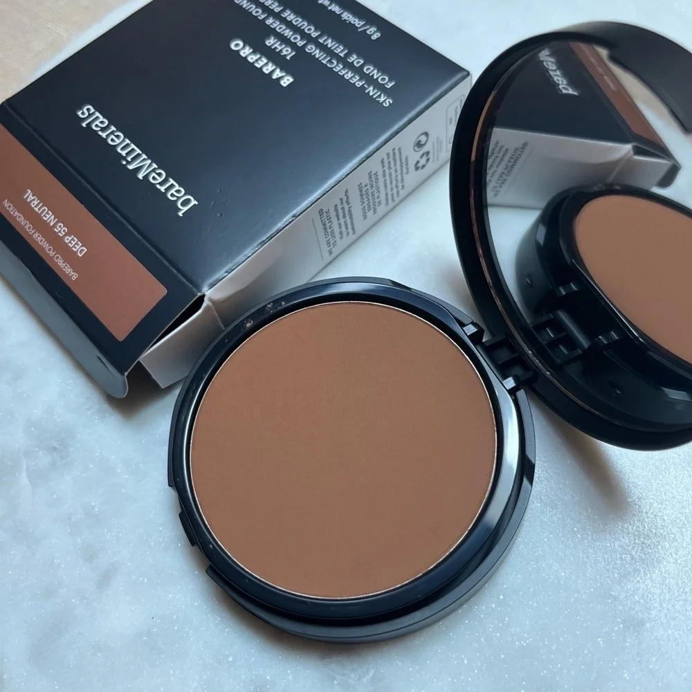 New bareMinerals DEEP‎ 55 NEUTRAL Barepro 16HR Skin-Perfecting Powder Foundation